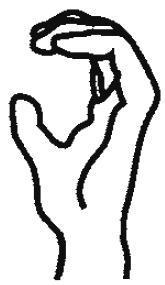 Figure 3 shows the procedure for extracting a distance vector from a hand image.