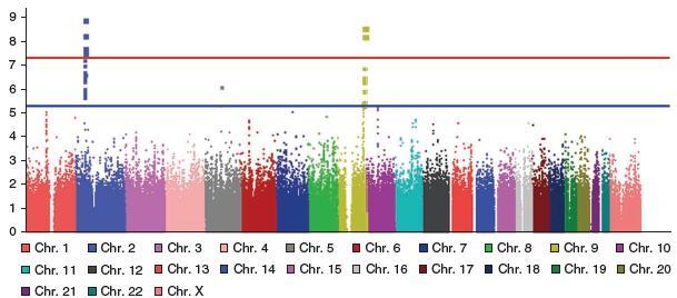 Genome wide association studies Significant copy number variations (CNVs) among women with POI (Aboura et al.