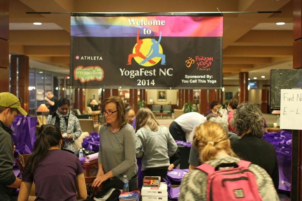 YogaFest NC 2016 Sponsorship Levels and Exhibitor Benefits Presenting Sponsor ($5,000 limited to 2) 2 Expo Booths with choice of location* 5 minute speaking opportunity during lunch Presented by and