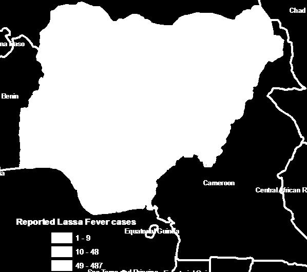 Ongoing outbreaks 1. Lassa Fever in Nigeria At the beginning of 2012, WHO was notified by The Federal Ministry of Health of an outbreak of Lassa fever.