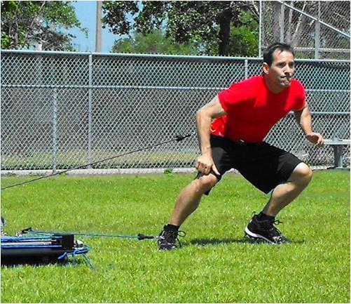 Exercise 3 Lateral Acceleration Cord 7 Cord 5 Cord 6 Off-Platform Training (V8 Unit) IMPORTANT NOTE: For all off-platform explosive acceleration drills remember to place a cone about 20 feet away