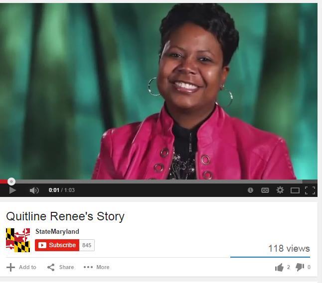 Testimonial Media Renee s Story Features: TV and Web Campaign Ran during New Years and CDC Tips