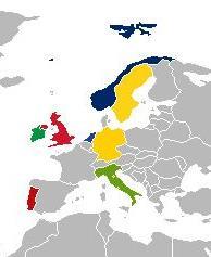 eu one year cohort study in 8 European countries