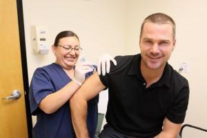 Chris O Donnell Star of NCIS: Los Angeles Husband, father of 5 Understands the importance of helping to protect himself and his family from influenza Credibility with target audience Vaccinated with