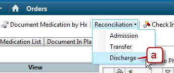 Step 4: Prior to Discharge, reconcile the insulin pump medications with Discharge Medication Reconciliation.