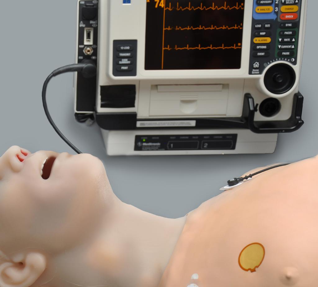 S300.100 Code Blue III PLUS Adult Features Code Blue III ALS System Use with New CPR standards Oral and nasal on a realistic airway with tongue, vocal cords, trachea and esophagus, use an ET tube or