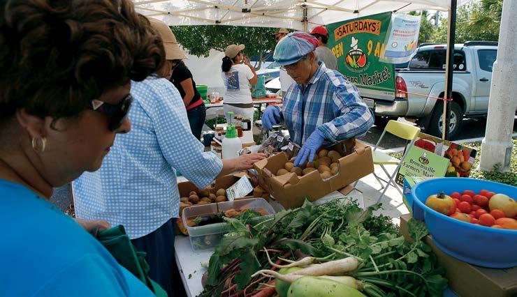 AP Images/Paul Chou When Su Clinica, a local Federally Qualified Health Center, wrote the Brownsville Farmers Market into a grant to reduce obesity, we launched the market.