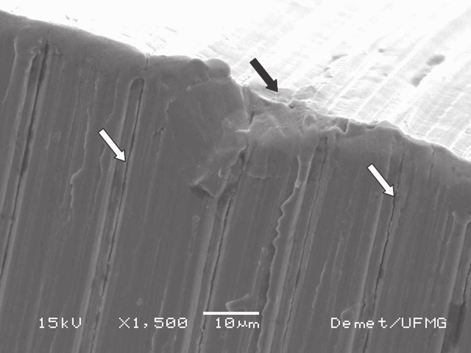 the cutting edge at 3.5 mm from the tip of an F1 instrument after canal shaping related to the dimensions of the last instrument used in each sequence.