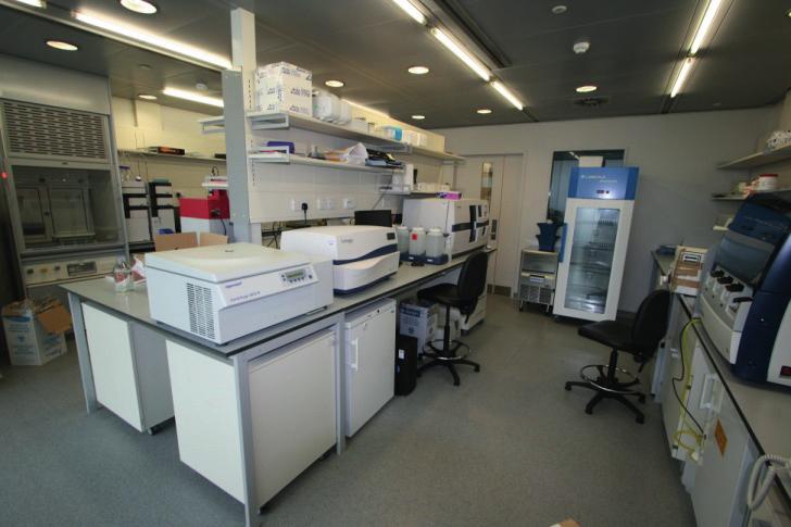 The main GCLP lab is also located in the Cancer Institute.