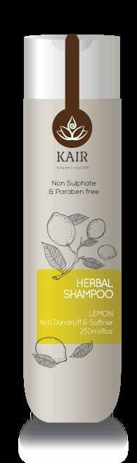 Shampoo Kair By Kairali Lemon Shampoo Anti Dandruff & Softner Orange Blossom Shampoo Hair & Scalp Cleanser Henna Shampoo Colour Enhancer Amla &