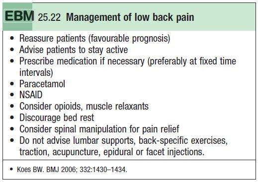 Back Pain Walker, BR, Colledge, NR, Ralston, SH, & Penman, ID (eds) 2014, Davidson s principles and practice of