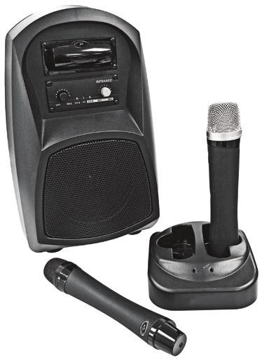 Personal System Mini IR30 Portable Wireless PA System Deskmate is also great for teachers, lecturers, trainers and public speakers who have vocal chord problems that limit their volume of speaking.