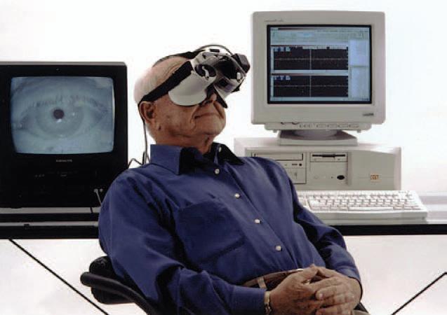 VIDEONYSTAGMOGRAPHY (VNG) TESTING Videonystagmography (VNG) is often used in the evaluation of a patient who presents with vertigo and uses the vestibular-ocular reflex to indirectly measure