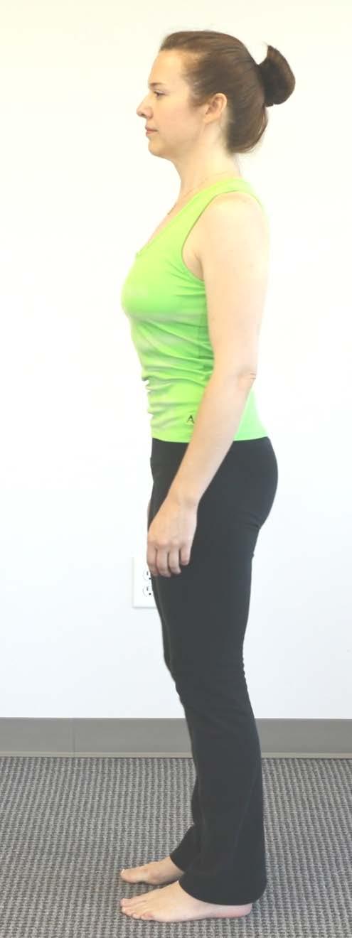 Practice Perfect Posture Shoulders & Arms Shoulders are positioned to the back of the