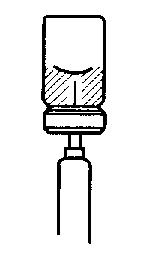Pull the plunger back so the end of it is to the mark on the syringe barrel that matches the dose prescribed for you by your healthcare provider. This will pull air into the syringe barrel.