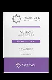 NEURO MICROCAPS NOURISH YOUR BRAIN FOR ENHANCED PERFORMANCE The brain is the command center of your body and your health. A healthy, happy brain benefits virtually every area of the body.