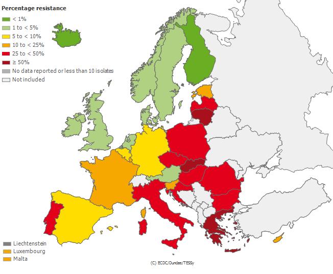 European Surveillance of Antimicrobial Resistance (CAESAR) European