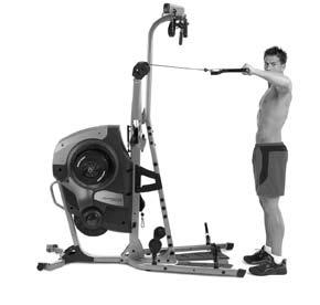 Shoulder Exercises 43 Shoulder External Rotation with 90 of Abduction Posterior Deltoid, Teres minor, Infraspinatus Standing facing machine.