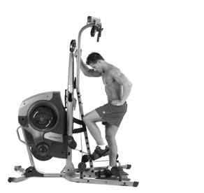 64 Leg Exercises Standing Hip Extension (knee flexed) Gluteus Maximus; Hamstring muscles Standing facing machine.