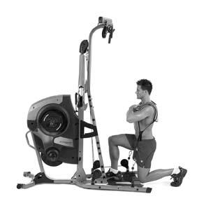 70 Leg Exercises Lunge Single leg hip extension w/ knee extension Quadriceps; Hamstrings; Gluteus Maximus; Calf muscles Standing facing the machine.