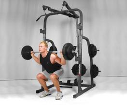 Squats Arm-Curl Rowing Triceps-pull Shoulder press and many more MAX.
