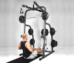 Latissimus pull up to 60 kg Spotter catches up to 120 kg Accessory: Item No.