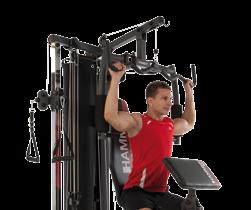 angles EXERCISES: Lat training Bench press Arm curl Rowing Triceps Pull/push Leg