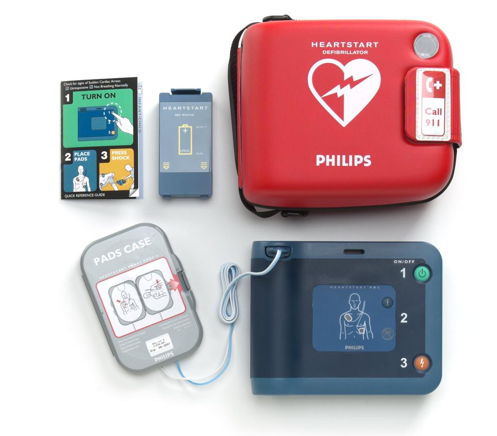 Package includes Defibrillator, Adult Pads, Lithium Battery, Manuals, 5 year warranty NO CASE INCLUDED Price: 1,350.08 (Including: VAT at 17.5%) Part no.