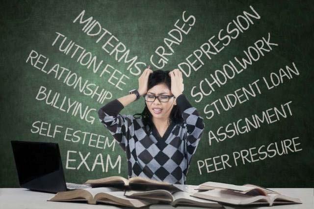 School-Specific Anxiety: Causes Fear of failure Lack of preparation Poor test history Test Anxiety Signs & Symptoms Physical symptoms: Headache, nausea, diarrhea, excessive sweating, shortness of