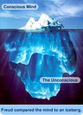 The mind is like an iceberg.