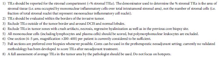 Assessment of tumour-infiltrating