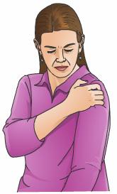 Symptoms & Causes The symptoms of rotator cuff injuries include: shoulder pain, mostly when moving the shoulder or sleeping on it tenderness in the shoulder weakness in the shoulder not being able to
