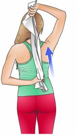 Applying a cold pack or a heating pad to the shoulder is a good way to reduce inflammation and pain.