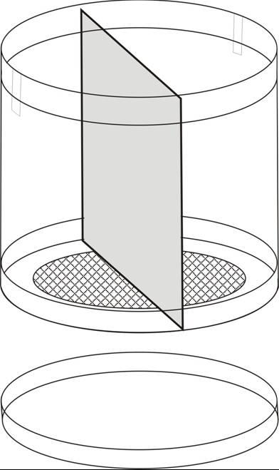 Material and methods For this experiment a special olfactometer was used (figure 1) (Alvarez et. al., in press). It existed of a round cylinder with a diameter of 8.