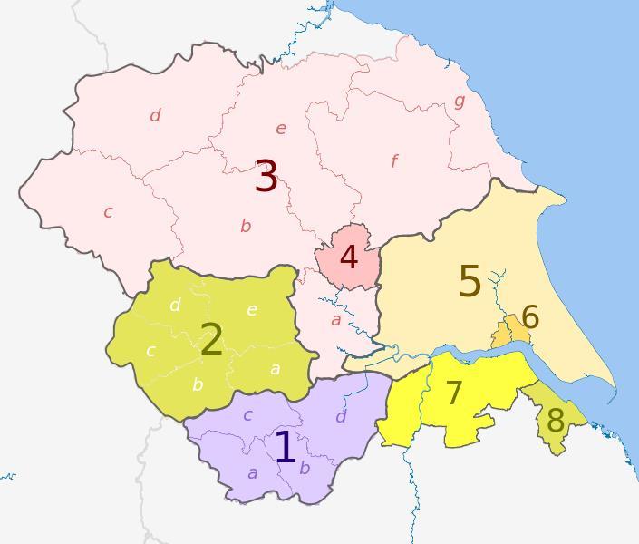 YORKSHIRE AND THE HUMBER REGION Region profile The Yorkshire and the Humber Region comprises of four English counties: North Yorkshire, West Yorkshire, South Yorkshire and East Riding of Yorkshire.