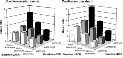 Effect of DKD on the Risk of Cardiovascular Disease in ADVANCE Lipid abnormalities may increase as egfr declines HR = 3.2 (95% CI 2.2-4.7) HR = 5.9 (95% CI 3.5-10.