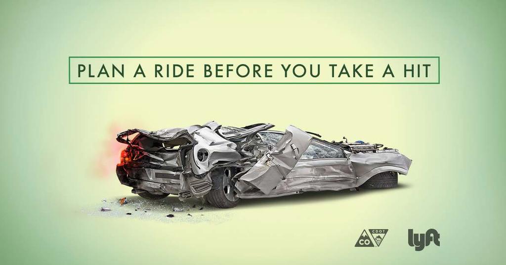 Colorado: DRIVE HIGH DUI CAMPAIGN Source https://www.codot.