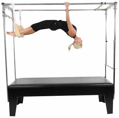 Cadillac Course The Cadillac is a large piece of equipment found in most Pilates studios. This piece of equipment is great for both rehabilitation and challenging or adding variety for clients.