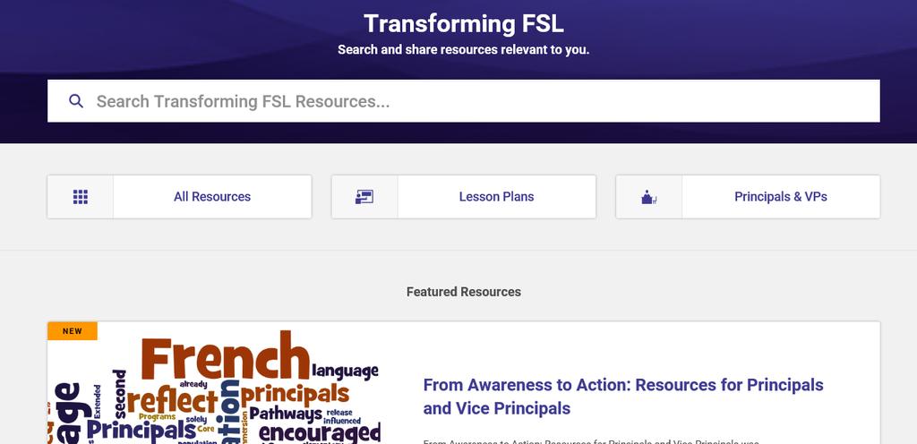 Online supports Transforming FSL