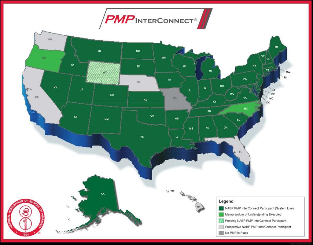 PMP InterConnect Map September 2017 17 Image from: https://nabp.