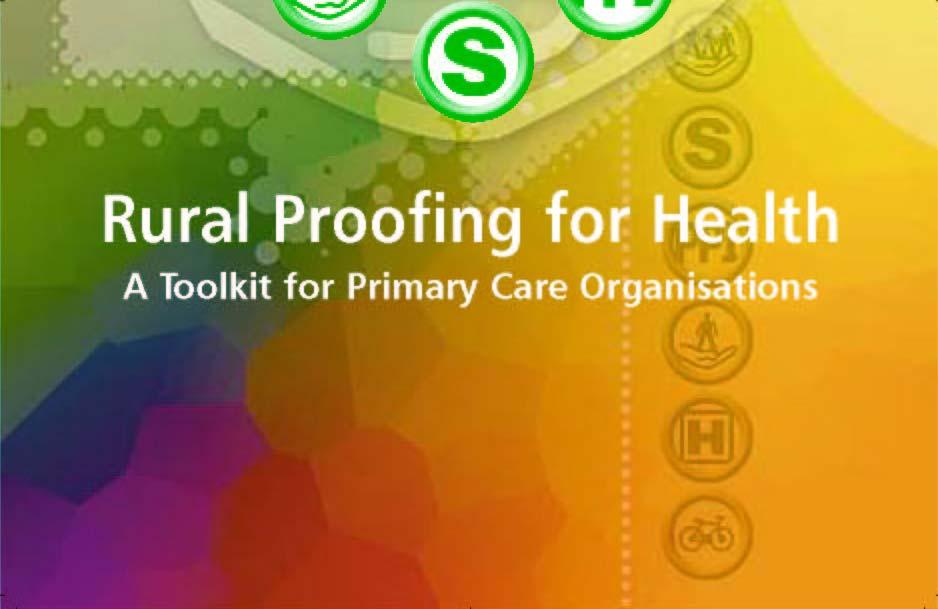 in health & wellbeing identify specific rural health