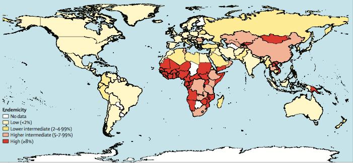 Prevalence of Chronic Hepatitis B Estimated 248 million HBsAg positive globally (2010) ~930, 000