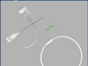 Technique: Access Technique: Crossing the Lesion 7-15 MHZ compact linear array probe No single best method for all lesions 4 fr Micropuncture kit with echogenic needle - 21 g needle - 0.