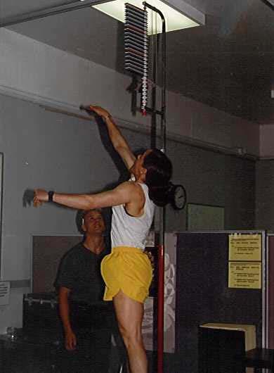 Vertical jump (VJ) a.