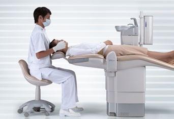 1 The Spaceline EMCIA treatment unit reduces physical strain on your body to a minimum. Designed in accordance with the ergonomic treatment concept of Dr.