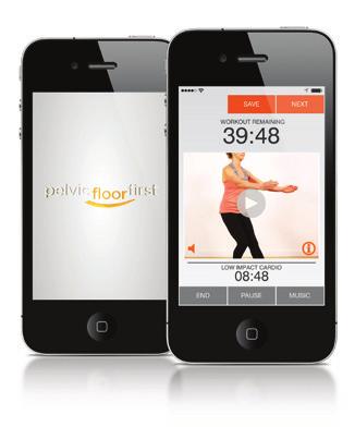FREE Free Pelvic Floor First app Ú Three customised workouts for people of all fitness levels and pelvic floor strength Ú Wide range of exercises designed by physiotherapist and fitness leader Lisa
