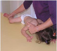 Figure 1: Reflex creeping/crawling Figure 2: Second phase reflex rolling Reproducing global patterns forms the basis of motor rehabilitation in babies, children, adolescents, and adults, and it is