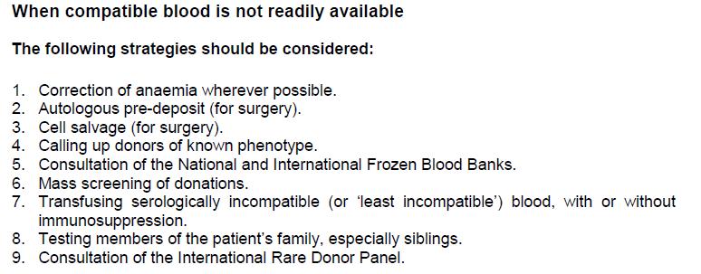 64 Incompatible transfusion: 0.