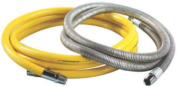 thermoplastic hose; yellow S89-003 6'