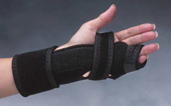95 Libertyi CMC Thumb Splint: Firm Leatherette Left Right IP to Wrist Crease NC16330 NC16331 X-Small 3_" to 3W" (8.6 to 9.2cm) 24.95 NC16332 NC16333 Small 3W" to 4" (9.2 to 10cm) 24.
